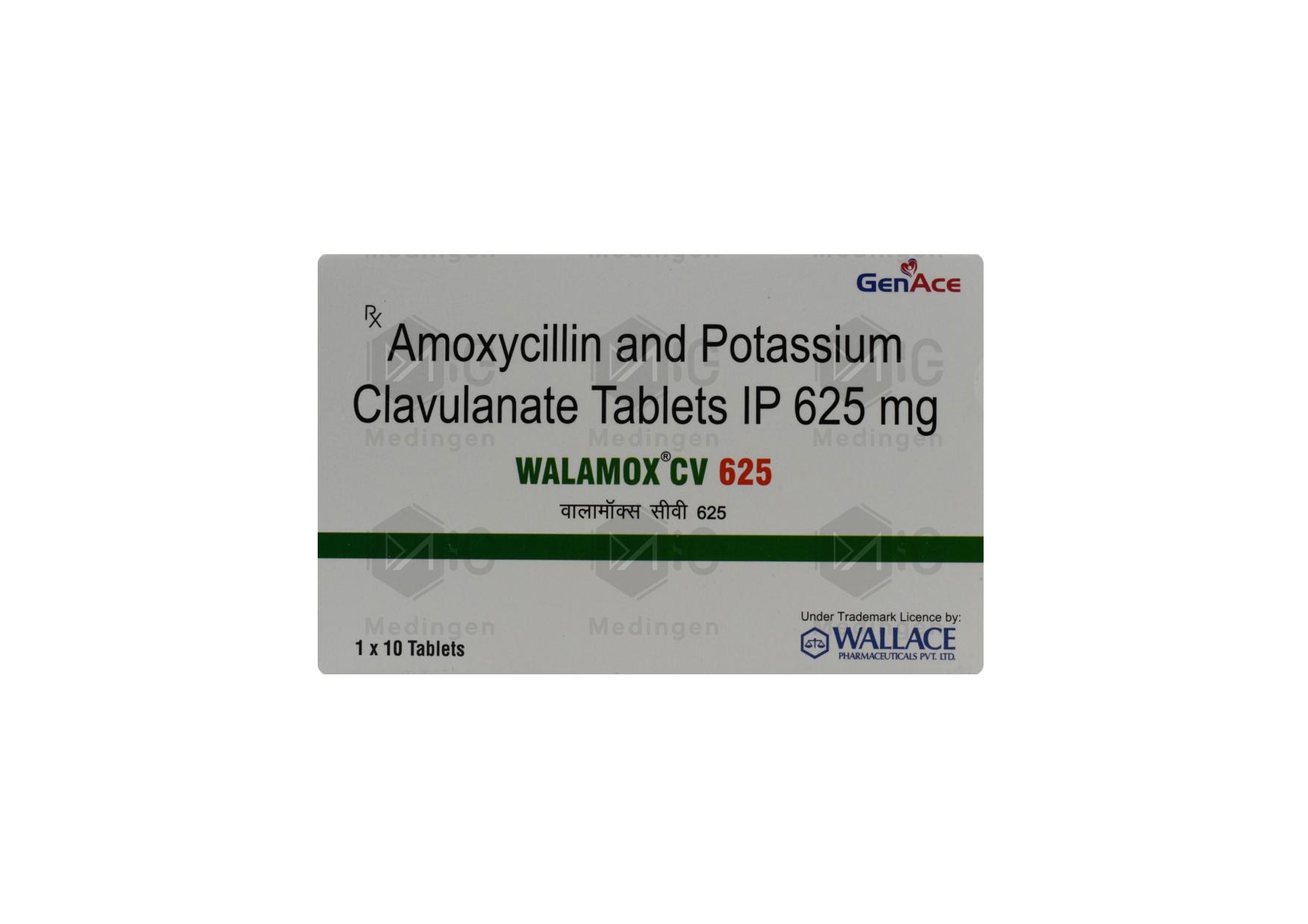 WALAMOX CV 625MG